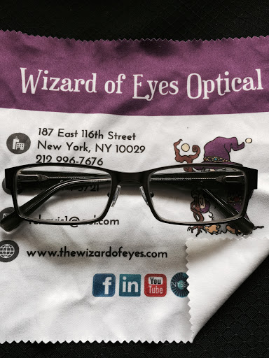 Optician «Wizard of Eyes Optical», reviews and photos, 187 E 116th St, New York, NY 10029, USA