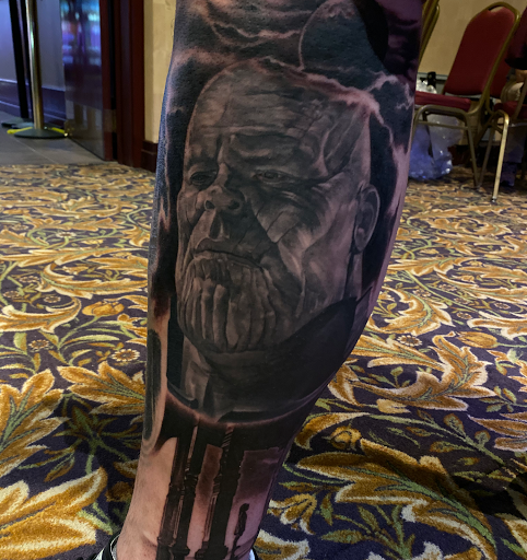 Explore carpenter tattoo ideas, creative tattoo ideas in Oklahoma City, available at Oklahoma Tattoo Collective