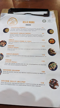 Menu / carte de Restaurant Hello Momo à Paris