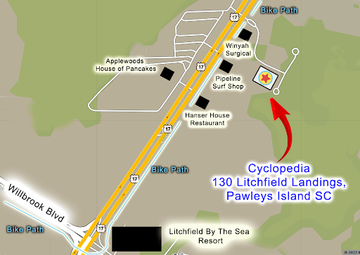 Bicycle Repair Shop «Cyclopedia», reviews and photos, 115 County Rd S-22-362, Pawleys Island, SC 29585, USA