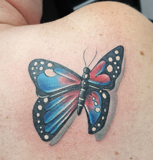 Explore unalome tattoo ideas, creative tattoo ideas in Knoxville, available at Archangel Custom Ink Tattoo & Piercing