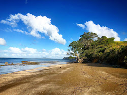 Foto von Pohutukawa Bay Beach befindet sich in natürlicher umgebung