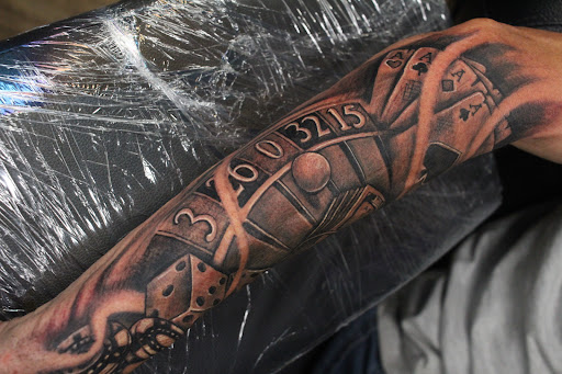 Explore wine glass tattoo ideas, creative tattoo ideas in Homosassa, available at Citrus Tattoos