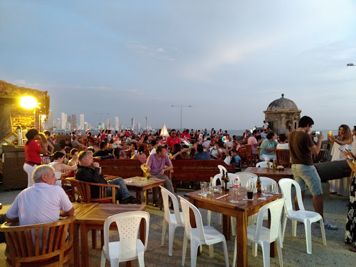 Summer terraces in Cartagena