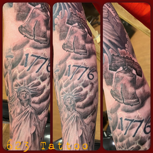 Explore softball tattoo ideas, creative tattoo ideas in Watertown, available at 623 Tattoo