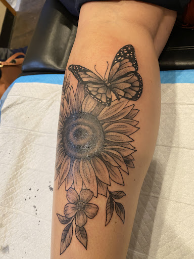 Explore tattoo ideas in french, creative tattoo ideas in Des Moines, available at Hooligan Tattoo