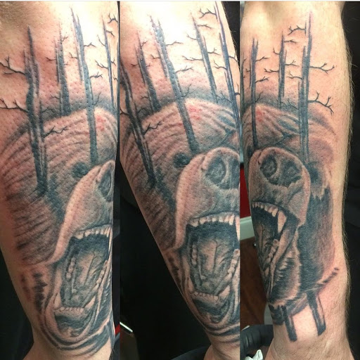 Explore tech tattoo ideas, creative tattoo ideas in Powell, available at Against All Odds Tattoos and Piercings