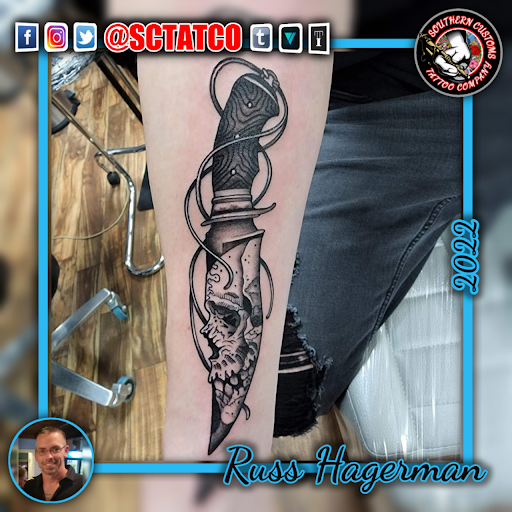 Explore forearm tree tattoo ideas, creative tattoo ideas in Fayetteville, available at Southern Customs Tattoo Company