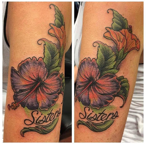 Explore sibling matching tattoo ideas, creative tattoo ideas in Sarasota, available at SEVEN SINS Tattoo Studio