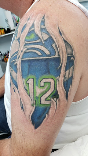 Explore small tattoo ideas on shoulder, creative tattoo ideas in Lawrenceville, available at Steele Ink Studios Body Art