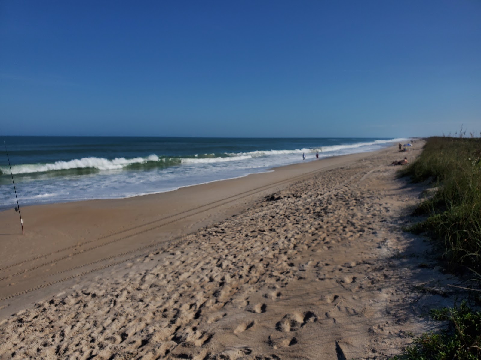 Fotografija Titusville beach z svetel pesek površino