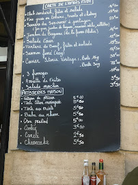 Carte du Comptoir Cuisine à Bordeaux