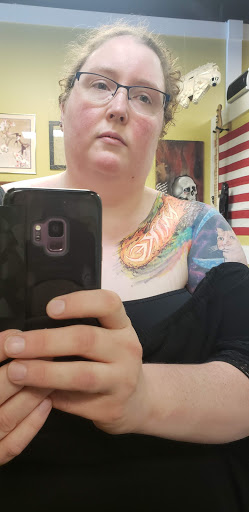 Explore rave tattoo ideas, creative tattoo ideas in Cleveland, available at Stranci Tattoo & Piercing Co.