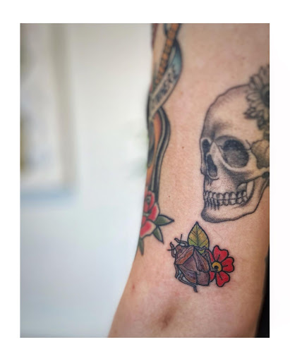 Explore hand wrist tattoo ideas, creative tattoo ideas in Moline, available at ARTIST AIMEE TATTOOS - AF Tattoo Studio
