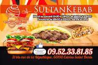 Kebab Sultan Kebab à Estrées-Saint-Denis (le menu)