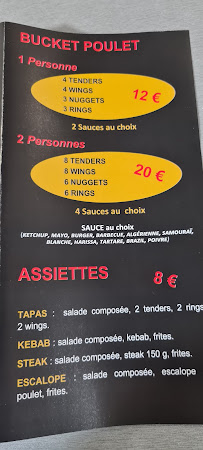 TIGER FOOD à Prunelli-di-Fiumorbo menu