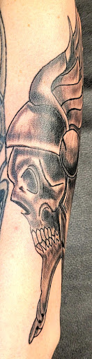 Explore forearm tattoo idea for men, creative tattoo ideas in Meridian, available at SK-Tattoo1