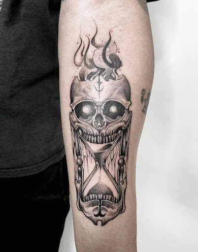 Explore korean tattoo ideas for guys, creative tattoo ideas in Orange, available at Baron Art Tattoo