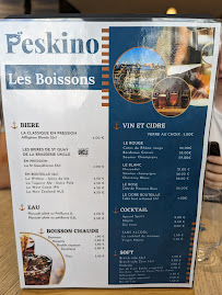 Menu du Peskino à Saint-Quay-Portrieux