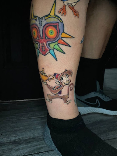 Explore foot ankle tattoo ideas, creative tattoo ideas in Miami, available at Inkaholik Tattoos Kendall
