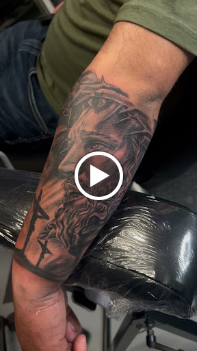 Explore tattoos on the thigh ideas, creative tattoo ideas in Mcallen, available at House of Tattoos