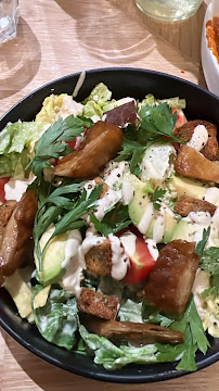 Salade César du Restaurant végétalien KOKO GREEN Vegan & Raw food à Nice - n°5