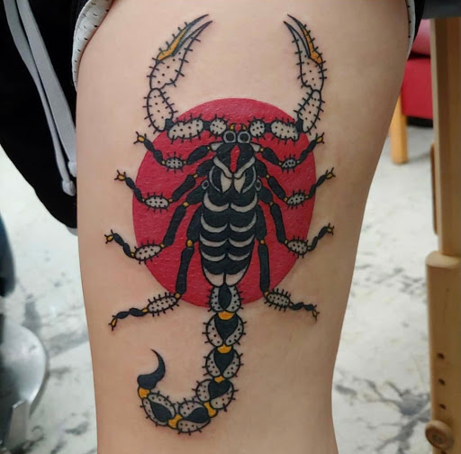 Explore april birth tattoo ideas, creative tattoo ideas in Everett, available at Sunken Ship Tattoos