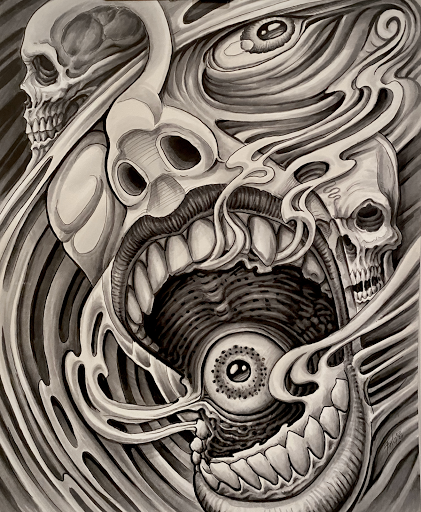 Explore dope small tattoo ideas, creative tattoo ideas in East Peoria, available at Hybrid Art Studios-Tattoos