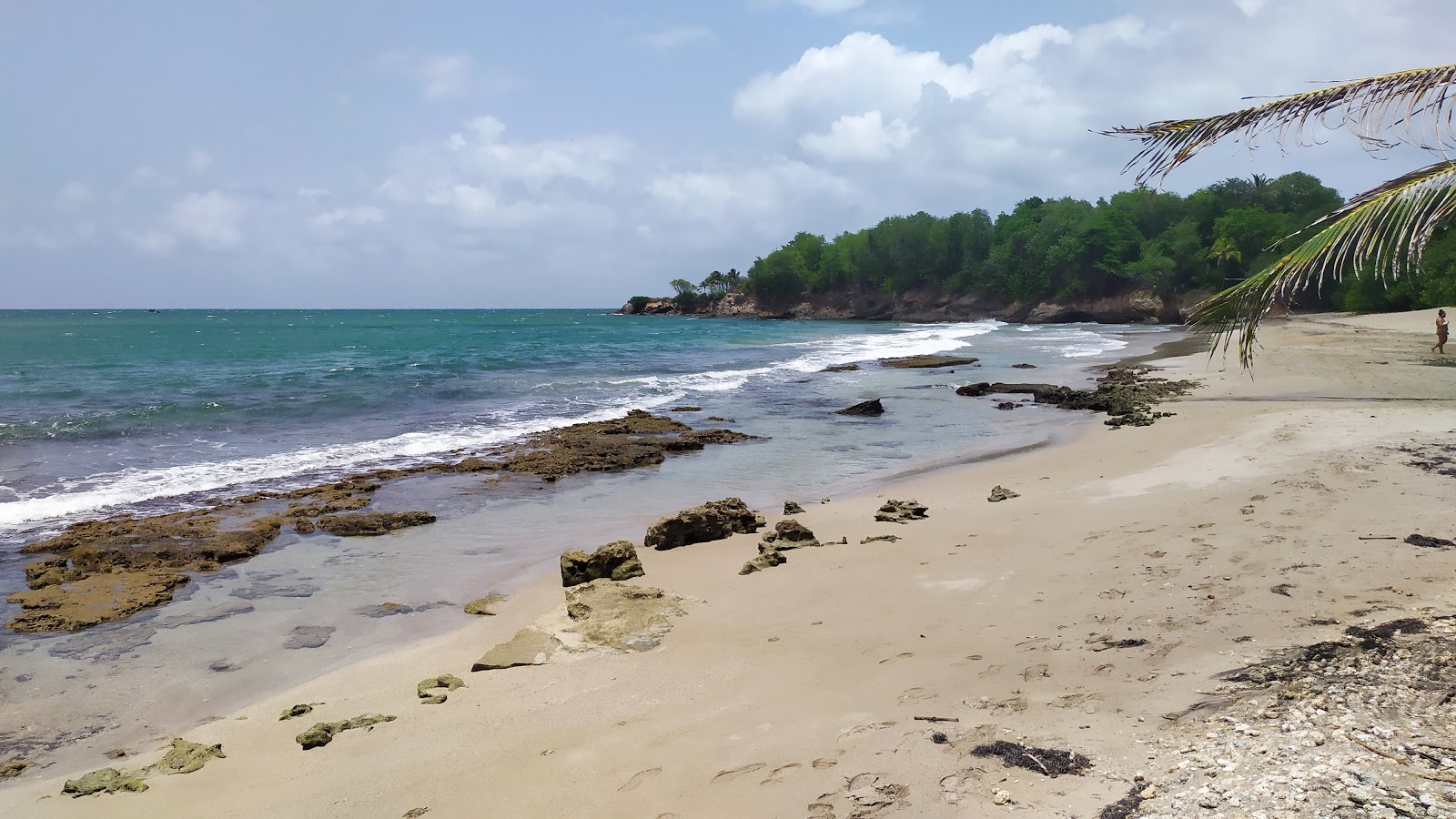 Photo de Plage de Nogent avec sable brun de surface