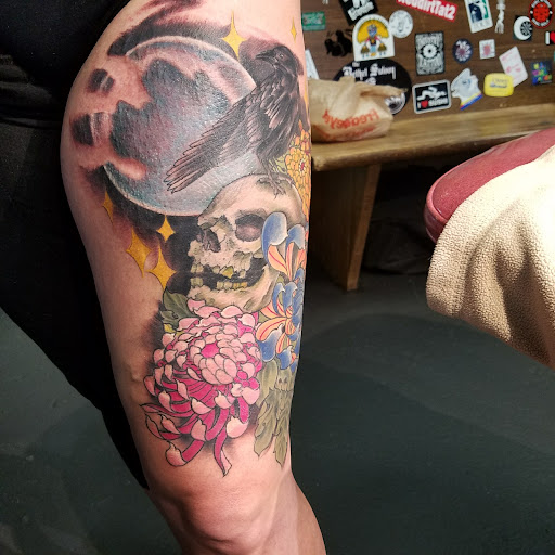 Explore small skull tattoo ideas, creative tattoo ideas in Port Orchard, available at Tonys Tried & True Tattoo