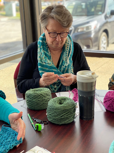 Knitting instructor Hampton