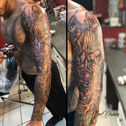 Tattoo Shop «Visions Tattoos», reviews and photos, 925 Eastway Dr, Charlotte, NC 28205, USA