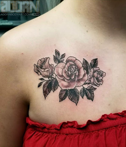 Explore tattoo cover up ideas for women, creative tattoo ideas in Portland, available at Adorn West