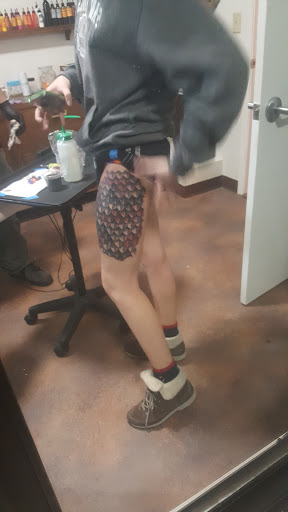 Explore skydive tattoo ideas, creative tattoo ideas in Boise, available at All You Can INK Tattoo Studio