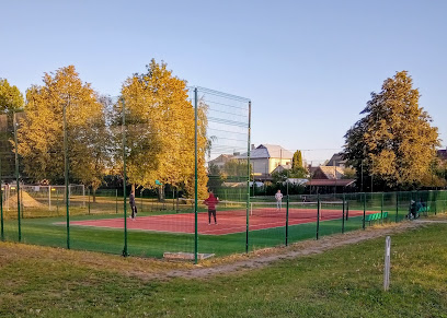 School's tennis court