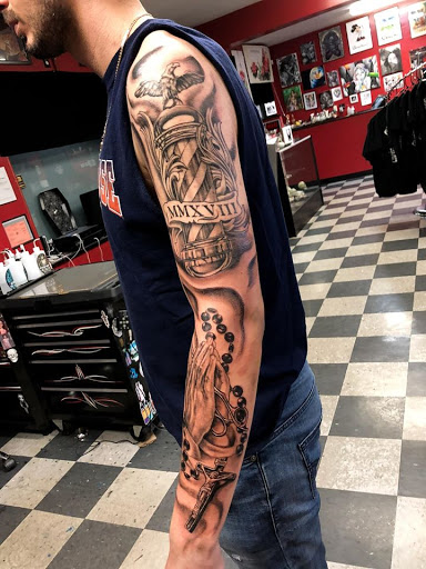 Tattoo Shop «Lucky DeVille Tattoo Co.», reviews and photos, 2333 Niagara Falls Blvd, Amherst, NY 14228, USA