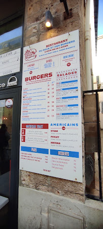 Rock'n Burger à Biarritz menu
