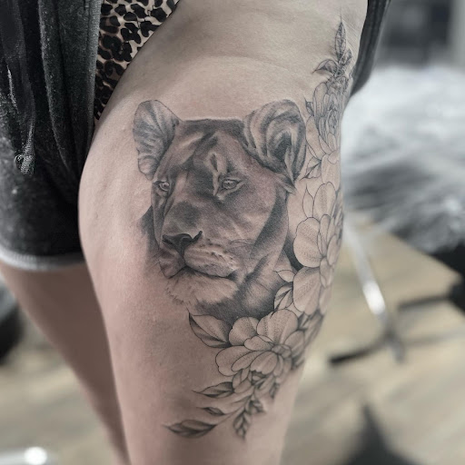 Explore phoenix tattoo idea, creative tattoo ideas in Huntington, available at Golden Dagger Tattoos and Piercings