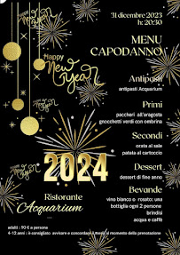 Carte du Ristorante Acquarium à L'Aquila