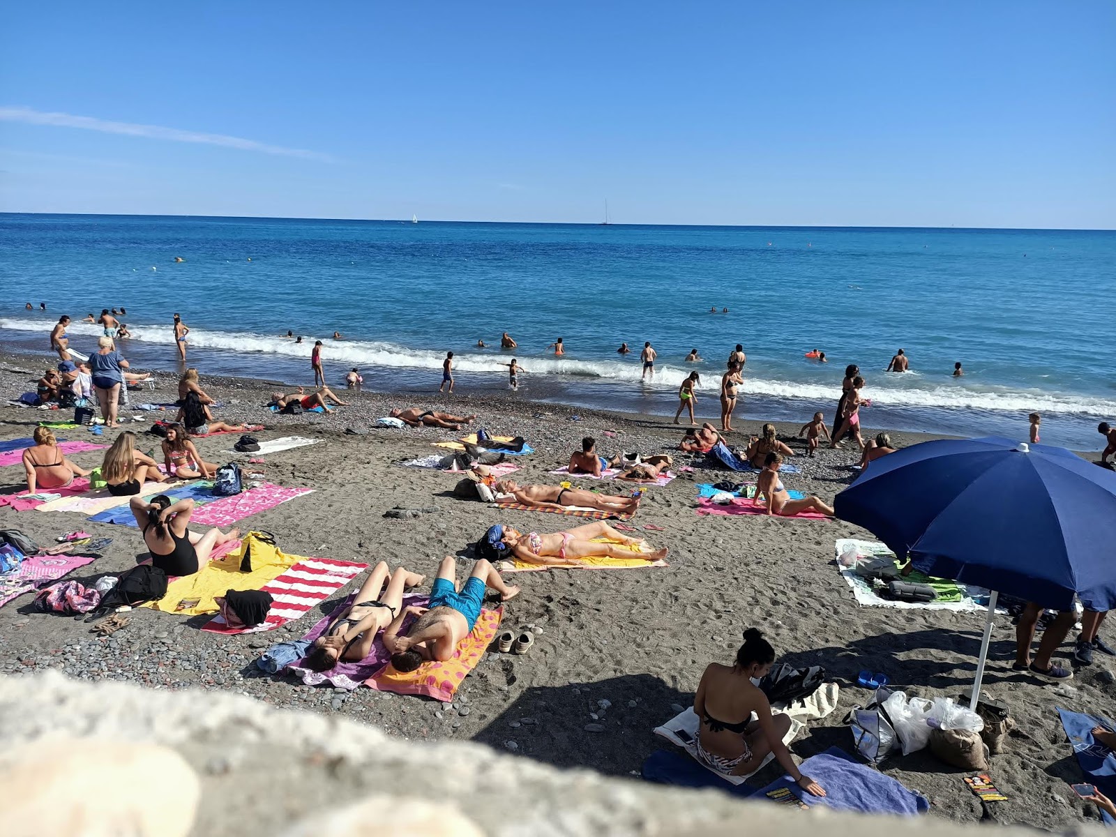 Spiaggia Sturla'in fotoğrafı plaj tatil beldesi alanı