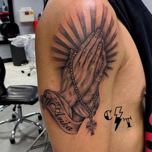 Explore matching tattoo ideas for guys, creative tattoo ideas in Schaumburg, available at Atmosphere Tattoo Gallery - Schaumburg
