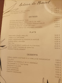 Restaurant MAHI MAHI à Saint-Gilles-Croix-de-Vie (le menu)