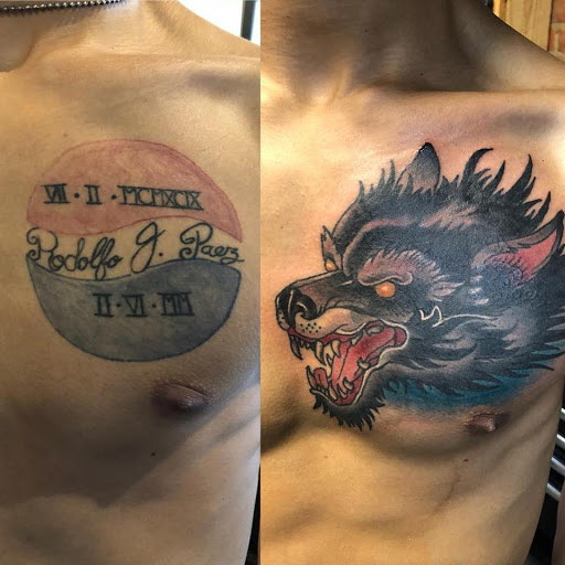 Explore tank tattoo ideas, creative tattoo ideas in Dunn, available at Heart and Hammer Tattoo Co.