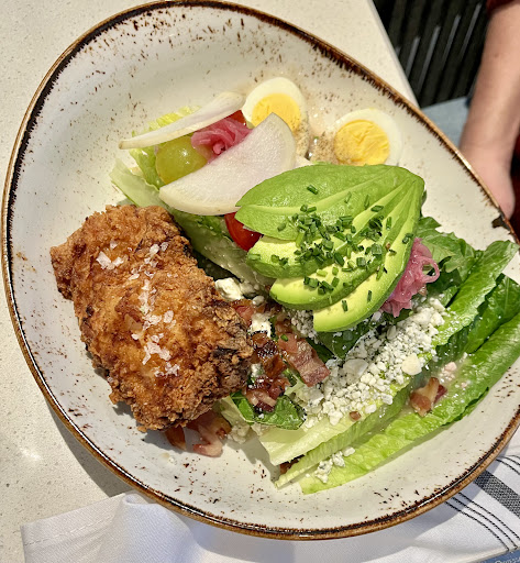 Cobb Wedge Salad substitute w/fried chicken. YUM!!!
