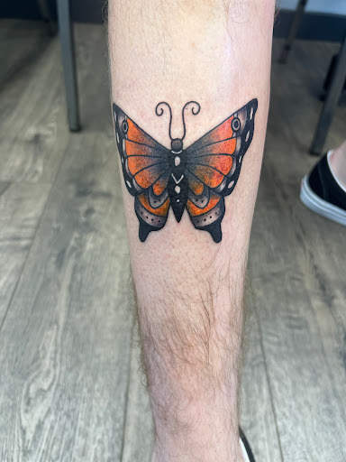 Explore mens arm sleeve tattoo ideas, creative tattoo ideas in San Diego, available at Saints And Sinners Tattoo Shop