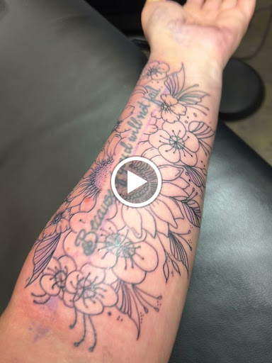 Explore achilles tattoo ideas, creative tattoo ideas in Bloomington, available at Crimson Breed Tattoo Studio