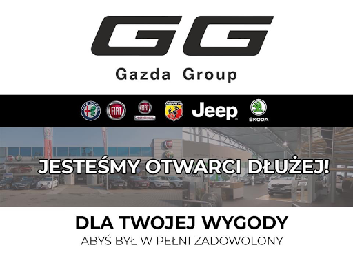 Ganinex Gazda Group Salon i Serwis Fiat Jeep Alfa Romeo Fiat Professional Abarth RAM