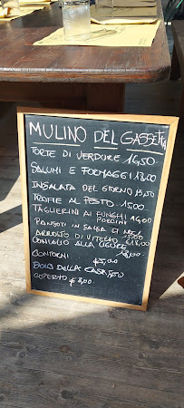 Mulino del Gassetta à Portofino carte