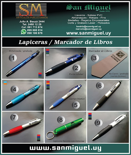 San Miguel - Llaveros - Medallas - Pins - Acrilico - Diseño Gráfico - Diseñador gráfico