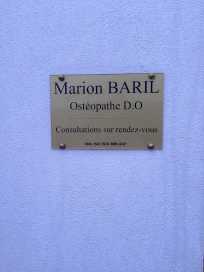 Marion BARIL Ostéopathe Oléron / centre bourg